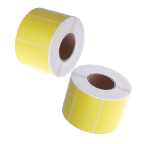 Mikikit 2 Rollen Selbstklebende Etiketten Matte Wasser und Schmutzresistente Versandaufkleber À Kompatibel für Drucker Vielseitig zum Beschriften und Organisieren von Mikikit