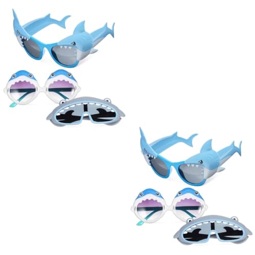 Mikikit 2 Sätze Hai-brille Partybrille Sonnenbrille Neuheit Brille Lustige Brille Für Jugend Lustige Brille Prost Albern Jungs Pvc 3 Paar * 2 Mikikit 2 Sätze Hai-brille Partybrille Sonnenbrille Neuheit Brille Lustige Brille Für Jugend Lustige Brille Prost Albern Jungs Pvc 3 Paar * 2 von Mikikit