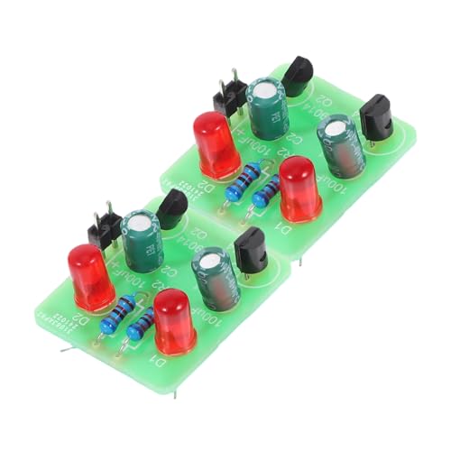 Mikikit 2 Sätze Löten Übungsset für Elektronik DIY Kit mit für Schulprojekte Lötpraxis Platine Bausatz Vielseitig Einsetzbar für Technische Ausbildung und Hobby Mikikit 2 Sätze Löten Übungsset für Elektronik DIY Kit mit für Schulprojekte Lötpraxis Platine Bausatz Vielseitig Einsetzbar für Technische Ausbildung und Hobby von Mikikit