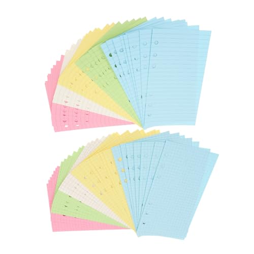 Mikikit 2 Sätze Nachfüllpapier für Ringbuch College Ruled Liniertes Kariertes Lose Papier Farbiges Abnehmbares Innenpapier für Schule Büro und Zuhause Langlebig und Vielseitig Einsetzbar Mikikit 2 Sätze Nachfüllpapier für Ringbuch College Ruled Liniertes Kariertes Lose Papier Farbiges Abnehmbares Innenpapier für Schule Büro und Zuhause Langlebig und Vielseitig Einsetzbar von Mikikit