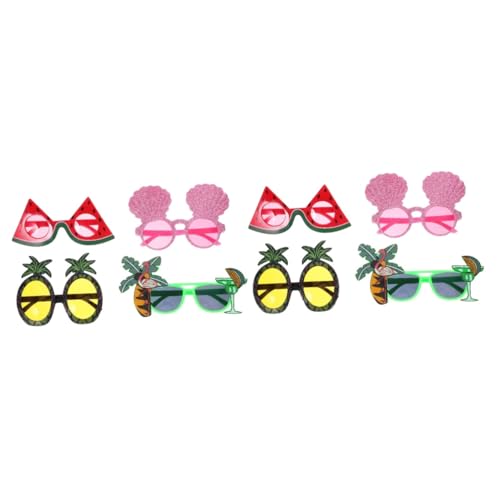 Mikikit 2 Sätze Partybrille Party-sonnenbrille Tropische Sonnenbrille Lustig Luau Partyzubehör Zum Thema Strand Foto -requisiten Brille Foto-requisite Stk 4 Stück * 2 Mikikit 2 Sätze Partybrille Party-sonnenbrille Tropische Sonnenbrille Lustig Luau Partyzubehör Zum Thema Strand Foto -requisiten Brille Foto-requisite Stk 4 Stück * 2 von Mikikit