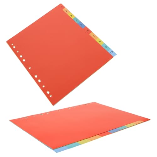 Mikikit 2 Sätze Ringbuch Trennblätter Bunte Registerseiten Gelocht Notizbuch Index Divider für Büro Planer und Dokumentenorganisation Farbige Blanko und Nummernregister Mikikit 2 Sätze Ringbuch Trennblätter Bunte Registerseiten Gelocht Notizbuch Index Divider für Büro Planer und Dokumentenorganisation Farbige Blanko und Nummernregister von Mikikit