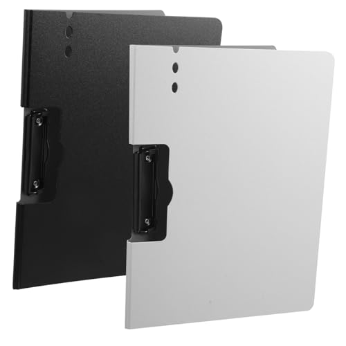 Mikikit 2 Stück Dokumenten Organizer PP Schaum Leicht Wasserfest mit Metall Seitenklammer Stark Staubdicht Modernes Büro Flip Ordner für Schule Beruf Mikikit 2 Stück Dokumenten Organizer PP Schaum Leicht Wasserfest mit Metall Seitenklammer Stark Staubdicht Modernes Büro Flip Ordner für Schule Beruf von Mikikit