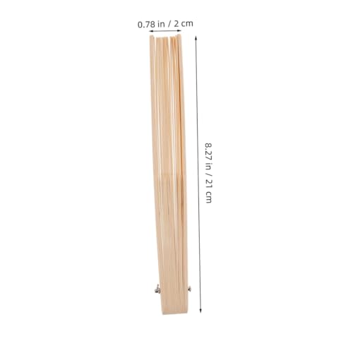 Mikikit 2 Stück Faltbare Holzfächer Rahmen für DIY Japanische Handfächer Tragbar Eleganter Traditioneller Stil für Hochzeiten Partydekoration und Bastelprojekte Mikikit 2 Stück Faltbare Holzfächer Rahmen für DIY Japanische Handfächer Tragbar Eleganter Traditioneller Stil für Hochzeiten Partydekoration und Bastelprojekte von Mikikit