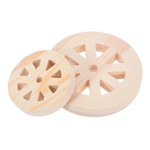 Mikikit 2 Stück Holzrad Wanddekoration Holzkreise zum Basteln Holzrad-Hängedekoration Holzverzierungsrohlinge leere Holzornamente Kreisverzierungen aus Holz Holzräder hölzern Beige Mikikit 2 Stück Holzrad Wanddekoration Holzkreise zum Basteln Holzrad-Hängedekoration Holzverzierungsrohlinge leere Holzornamente Kreisverzierungen aus Holz Holzräder hölzern Beige von Mikikit