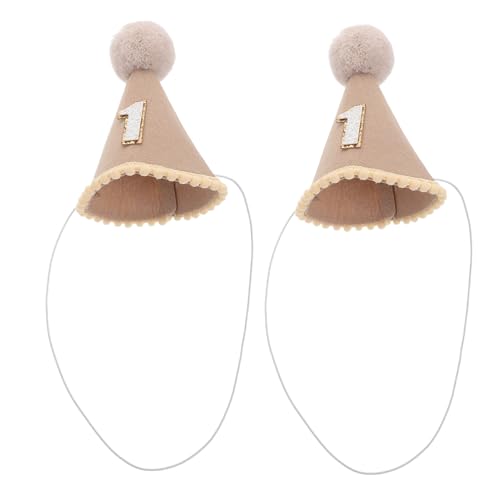 Mikikit 2 Stück Kindergeburtstag Partyhüte Filz Kegelhüte mit Pompons Weiche Bequeme Geburtstagskappen für Jungen Mädchen Dekorative Kopfbedeckung für Shower und Foto Requisiten Mikikit 2 Stück Kindergeburtstag Partyhüte Filz Kegelhüte mit Pompons Weiche Bequeme Geburtstagskappen für Jungen Mädchen Dekorative Kopfbedeckung für Shower und Foto Requisiten von Mikikit