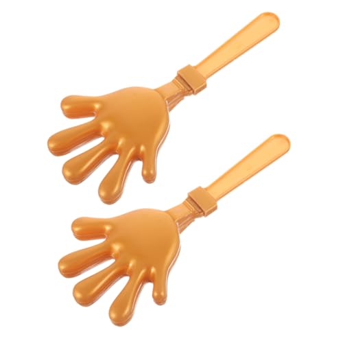 Mikikit 2 Stück Kleines Klatschen Handklatscher Krachmacher Geräuschemacher Farbige Handklöppel Partykrachmacher Festival-party-handklöppel Krachmacher Für Party Plastik Golden Mikikit 2 Stück Kleines Klatschen Handklatscher Krachmacher Geräuschemacher Farbige Handklöppel Partykrachmacher Festival-party-handklöppel Krachmacher Für Party Plastik Golden von Mikikit