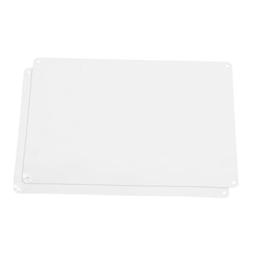 Mikikit 2 Stück Leichte Aluminium Schilder mit Vorgebohrten Löchern Robuste Blanko Metall Tafeln zum DIY Beschriften Gravieren und Sublimieren für Garten und Mikikit 2 Stück Leichte Aluminium Schilder mit Vorgebohrten Löchern Robuste Blanko Metall Tafeln zum DIY Beschriften Gravieren und Sublimieren für Garten und von Mikikit