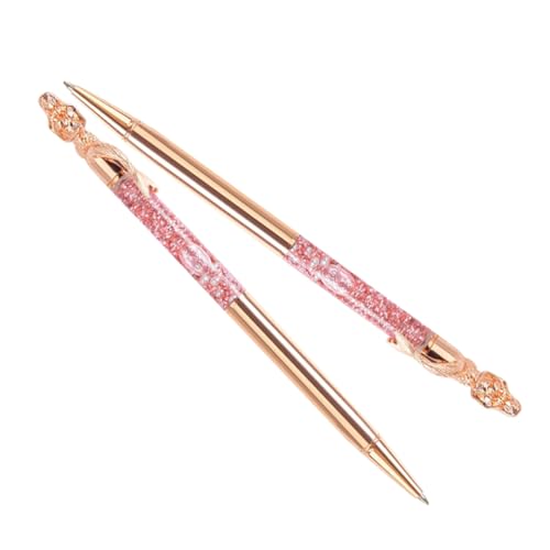 Mikikit 2 Stück Metallic Kugelschreiber mit Meerjungfrau Design Rosegoldfarbene Langlebige Metallstifte mit Glitzernder Flüssigsand Dekoration für Büro Werbung und Persönliche Nutzung Mikikit 2 Stück Metallic Kugelschreiber mit Meerjungfrau Design Rosegoldfarbene Langlebige Metallstifte mit Glitzernder Flüssigsand Dekoration für Büro Werbung und Persönliche Nutzung von Mikikit