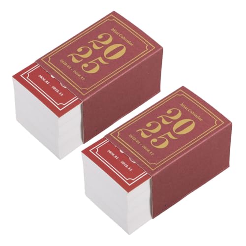 Mikikit 2 Stück Miniatur-tischkalender 2025, Verpackter Täglicher Tischkalender, Kleiner Notizblock-kalender, Lustiger Kalender 2025, Seite Pro Tag, Kalender Für Das Heimbüro Mikikit 2 Stück Miniatur-tischkalender 2025, Verpackter Täglicher Tischkalender, Kleiner Notizblock-kalender, Lustiger Kalender 2025, Seite Pro Tag, Kalender Für Das Heimbüro von Mikikit