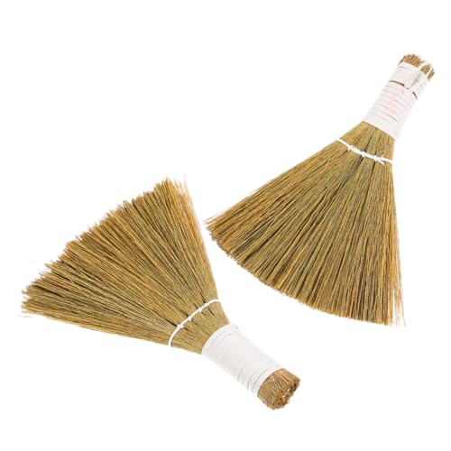 Mikikit 2 Stück Miscanthus Kleiner Ginster handgeführte Kehrbürste Desktop-Pinsel Desktop-Reinigungsbesen Kleiner Schreibtischkehrer Handbesen Tischstaubbürste Khaki Mikikit 2 Stück Miscanthus Kleiner Ginster handgeführte Kehrbürste Desktop-Pinsel Desktop-Reinigungsbesen Kleiner Schreibtischkehrer Handbesen Tischstaubbürste Khaki von Mikikit
