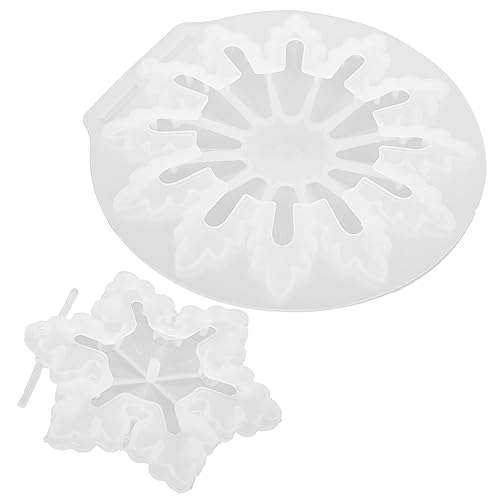 Mikikit 2 Stück Silikonform Schneeflocke Flexibel Langlebig Wiederverwendbar DIY Resin Gießform Weihnachten Basteln Ornamente Herstellung Mikikit 2 Stück Silikonform Schneeflocke Flexibel Langlebig Wiederverwendbar DIY Resin Gießform Weihnachten Basteln Ornamente Herstellung von Mikikit
