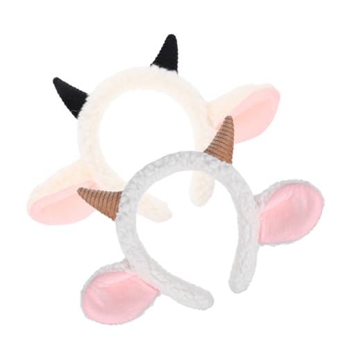 Mikikit 2 Stück Stirnband Lammhornohr Tierkopfbedeckung Stirnband Aus Horn Haarband Mit Tierohren Horn-cosplay Halloween-cosplay-party-stirnbänder Tierkostüm Kopfbedeckung Stoff Mikikit 2 Stück Stirnband Lammhornohr Tierkopfbedeckung Stirnband Aus Horn Haarband Mit Tierohren Horn-cosplay Halloween-cosplay-party-stirnbänder Tierkostüm Kopfbedeckung Stoff von Mikikit