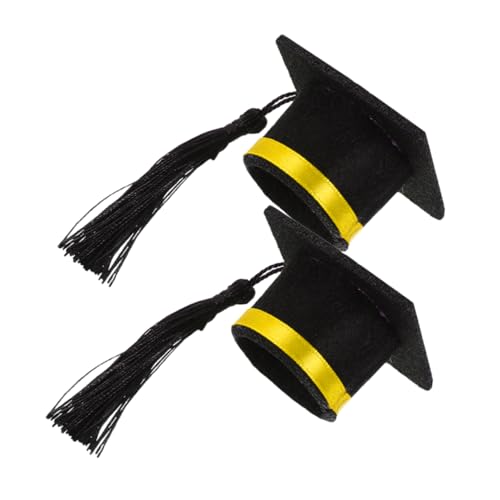 Mikikit 2 Stück Teiliges Mini Doktorhut Flaschenverschluss Stabile Abschlusskappe mit Quaste Dekorativ für Weinflaschen Leichte Party Dekoration zur Abschlussfeier Langlebig und Kreativ Mikikit 2 Stück Teiliges Mini Doktorhut Flaschenverschluss Stabile Abschlusskappe mit Quaste Dekorativ für Weinflaschen Leichte Party Dekoration zur Abschlussfeier Langlebig und Kreativ von Mikikit