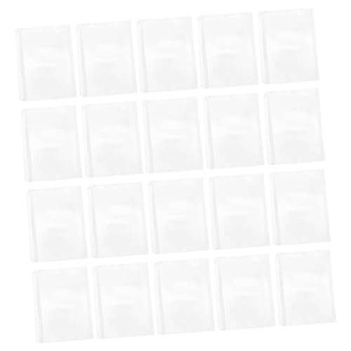 Mikikit 20 Stück Dokumentenmappe Klarsichthüllen PP Einstecktaschen Transparent Dokumententaschen für Rezepte Fotos Urkunden und Quittungen von Mikikit