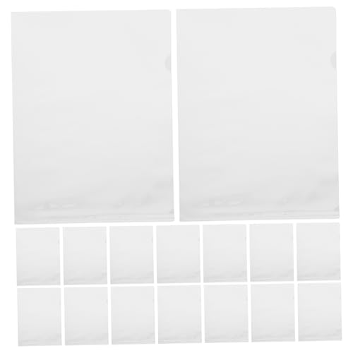 Mikikit 20 Stück Teiliges Klarsichthüllen Transparente Papier Schutzhüllen für Ordner Dünne Dokumentenhüllen Wiederverwendbare Schoner für Büro und Schule Klare Organizer Taschen Mikikit 20 Stück Teiliges Klarsichthüllen Transparente Papier Schutzhüllen für Ordner Dünne Dokumentenhüllen Wiederverwendbare Schoner für Büro und Schule Klare Organizer Taschen von Mikikit