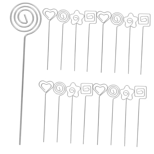 Mikikit 20 Stück Teiliges Metall Clip mit Blumen und Herzform Robuste Fotokartenhalter für Tischdeko Memo und Nummernhalter Vielseitig Verwendbar für Hochzeit Geburtstag Party Mikikit 20 Stück Teiliges Metall Clip mit Blumen und Herzform Robuste Fotokartenhalter für Tischdeko Memo und Nummernhalter Vielseitig Verwendbar für Hochzeit Geburtstag Party von Mikikit