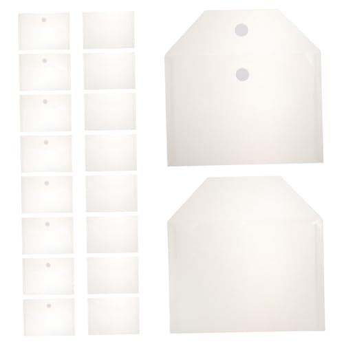 Mikikit 20 Stück Teiliges Transparente Dokumenten und Quittungs Organizer aus Robustem Kunststoff Vielseitige Aufbewahrungstaschen Leichter Praktischer Aktenbeutel für Büro und Zuhause Mikikit 20 Stück Teiliges Transparente Dokumenten und Quittungs Organizer aus Robustem Kunststoff Vielseitige Aufbewahrungstaschen Leichter Praktischer Aktenbeutel für Büro und Zuhause von Mikikit
