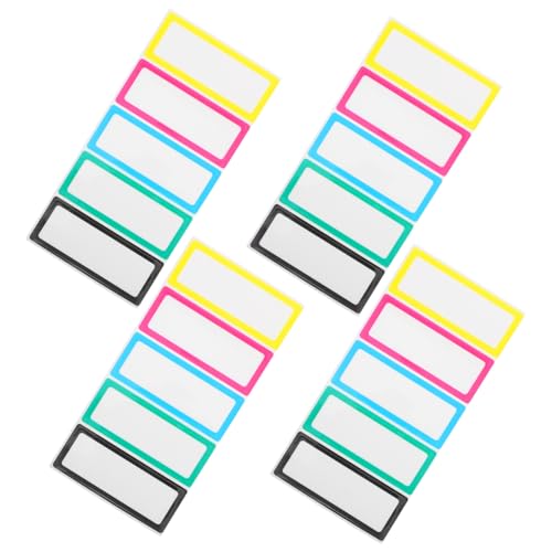 Mikikit 20 Stück Wiederverwendbare Abwischbare Nano Sticker Etiketten Wasserfeste Farbige Trockenlösch Etiketten für Schule Büro Küche Langlebig Ablösbar Mikikit 20 Stück Wiederverwendbare Abwischbare Nano Sticker Etiketten Wasserfeste Farbige Trockenlösch Etiketten für Schule Büro Küche Langlebig Ablösbar von Mikikit