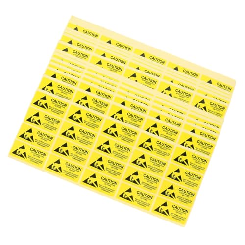 Mikikit 200 Stück Antistatik Aufkleber Selbstklebende Elektrostatik Warnetiketten Für Empfindliche Geräte Statische Schutzlabels Leicht Anzuwenden Für Elektronik Mikikit 200 Stück Antistatik Aufkleber Selbstklebende Elektrostatik Warnetiketten Für Empfindliche Geräte Statische Schutzlabels Leicht Anzuwenden Für Elektronik von Mikikit