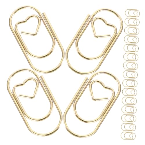 Mikikit 200 Stück Herzförmige Büroklammern Roségold Mini Metall Paperclips Zum Organisieren Von Dokumenten Lesezeichen Und Dateien Für Büro Schüler Und Kreative Mikikit 200 Stück Herzförmige Büroklammern Roségold Mini Metall Paperclips Zum Organisieren Von Dokumenten Lesezeichen Und Dateien Für Büro Schüler Und Kreative von Mikikit