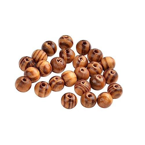 Mikikit 200Stücke Natur Holzperlen Runde DIY Schmuckperlen für Armband und Makramee Bastelprojekte Holzperlen für Handwerksarbeiten Auffädeln Mikikit 200Stücke Natur Holzperlen Runde DIY Schmuckperlen für Armband und Makramee Bastelprojekte Holzperlen für Handwerksarbeiten Auffädeln von Mikikit