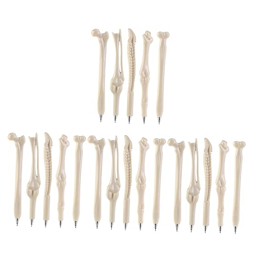 Mikikit 20Stücke Halloween Kugelschreiber Knochenform Realistische Stifte für Halloween Feiern Bürobedarf und Kreative Mikikit 20Stücke Halloween Kugelschreiber Knochenform Realistische Stifte für Halloween Feiern Bürobedarf und Kreative von Mikikit
