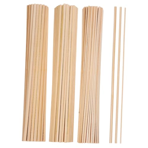 Mikikit 215Stücke Holzstäbchen Unbehandelte Rundholzstäbe für Basteln DIY Projekte Dekoration und Modellbau Langlebig und Vielseitig Einsetzbar Mikikit 215Stücke Holzstäbchen Unbehandelte Rundholzstäbe für Basteln DIY Projekte Dekoration und Modellbau Langlebig und Vielseitig Einsetzbar von Mikikit