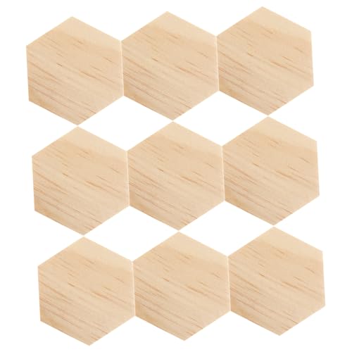 Mikikit 25pcs Hexagon Geformt Unvollendete Leere Holzstücke Holzscheiben Holzspäne Für DIY Basteln Brennende Gravurmalerei 38 Mm Mikikit 25pcs Hexagon Geformt Unvollendete Leere Holzstücke Holzscheiben Holzspäne Für DIY Basteln Brennende Gravurmalerei 38 Mm von Mikikit