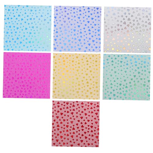 Mikikit 28 Stück Teiliges Origami Bastelpapier Farbiges Glitzerndes Papier Quadratisch Kinderfreundlich Fördert Kreativität und Motorische Fähigkeiten für DIY Dekorationen und von Mikikit
