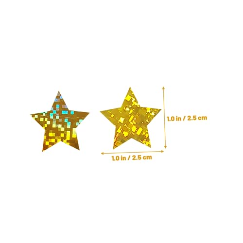 Mikikit 2Rollen DIY Holografische Aufkleber für Karten Fotoalben Scrapbooking Dekoration Selbstklebende Briefpapieraufkleber für Kreative Projekte von Mikikit