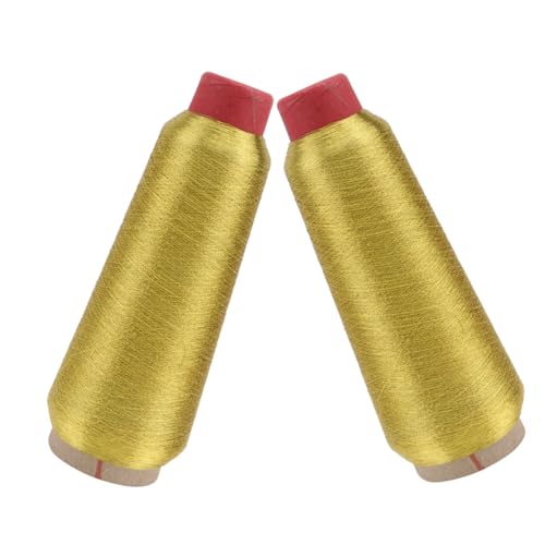 Mikikit 2Rollen Metallfaden Reflektierender Glitzerfaden für Nähprojekte DIY Kreuzstich Häkeln Vielseitig Einsetzbar Robustem Bruchsicher und Langlebig Mikikit 2Rollen Metallfaden Reflektierender Glitzerfaden für Nähprojekte DIY Kreuzstich Häkeln Vielseitig Einsetzbar Robustem Bruchsicher und Langlebig von Mikikit