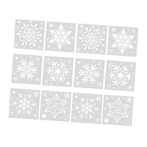 Mikikit 2Sätze Große Wiederverwendbare Weihnachts Schablonen Multifunktionale Malvorlagen für Winterdeko und Wandgestaltung für Heimwerkerprojekte Mikikit 2Sätze Große Wiederverwendbare Weihnachts Schablonen Multifunktionale Malvorlagen für Winterdeko und Wandgestaltung für Heimwerkerprojekte von Mikikit
