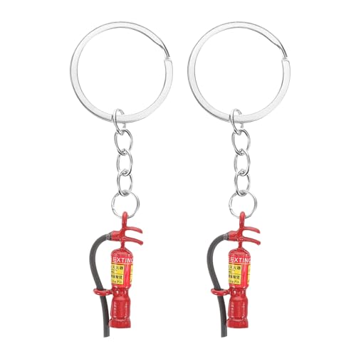 Mikikit 2Stücke Feuerwehrmann Schlüsselanhänger Dekorative Schlüsselringe für Handtasche Rucksack und Geldbörse Einzigartiges für Feuerwehrliebhaber Mikikit 2Stücke Feuerwehrmann Schlüsselanhänger Dekorative Schlüsselringe für Handtasche Rucksack und Geldbörse Einzigartiges für Feuerwehrliebhaber von Mikikit