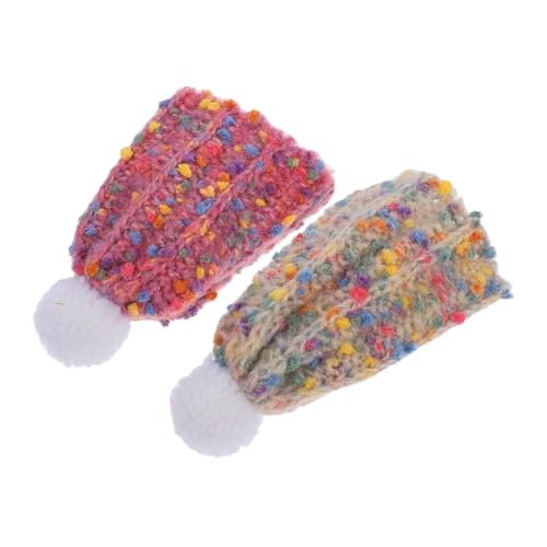 Mikikit 2Stücke Mini Puppenhüte Weiche Strickmützen für Puppen DIY Bastelbedarf Dekoration für Projekte Innendurchmesser für Puppenliebhaber Mikikit 2Stücke Mini Puppenhüte Weiche Strickmützen für Puppen DIY Bastelbedarf Dekoration für Projekte Innendurchmesser für Puppenliebhaber von Mikikit