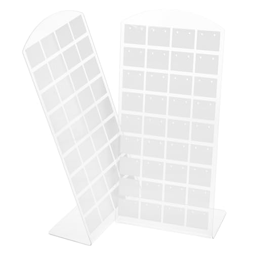 Mikikit 2Stücke Ohrring Displayständer für Schmuckpräsentation Schmuckhalter Eleganter Ohrringorganizer für Zuhause und Einzelhandel Mikikit 2Stücke Ohrring Displayständer für Schmuckpräsentation Schmuckhalter Eleganter Ohrringorganizer für Zuhause und Einzelhandel von Mikikit