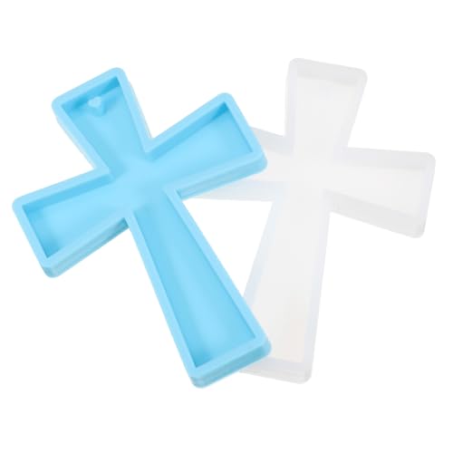Mikikit 2Stücke Silikonform für DIY Schlüsselanhänger nicht Klebende Epoxidharz Form für Bastelprojekte Tragbar für Designs von Mikikit