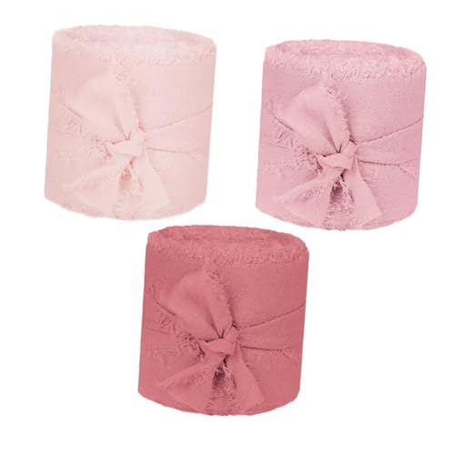 Mikikit 3 Rollen Hochzeitseinladungsband Randband Straußzubehör Diy -handwerksband Bänder Für Handwerk Blumenbesatz Aus Organza Brautduschenpapier Blumenstraußband Hochzeitsband Chiffon Mikikit 3 Rollen Hochzeitseinladungsband Randband Straußzubehör Diy -handwerksband Bänder Für Handwerk Blumenbesatz Aus Organza Brautduschenpapier Blumenstraußband Hochzeitsband Chiffon von Mikikit