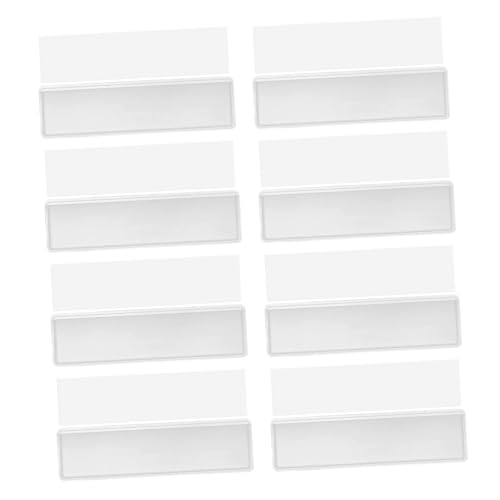 Mikikit 30 Satz Transparente Selbstklebende Etikettenhalter Teiliges mit Weißen Einlegekarten Wasserdichter Regal Label Organizer für Büro Schule Lager und Supermarkt zur Effizienten Mikikit 30 Satz Transparente Selbstklebende Etikettenhalter Teiliges mit Weißen Einlegekarten Wasserdichter Regal Label Organizer für Büro Schule Lager und Supermarkt zur Effizienten von Mikikit