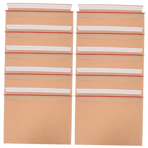 Mikikit 30 Stück Teiliges Karton Versandtaschen Selbstklebend Verstärkte Flache Briefumschläge aus Papier für Dokumente Grußkarten und Sichere Pakete Beim Versand und Verpacken Mikikit 30 Stück Teiliges Karton Versandtaschen Selbstklebend Verstärkte Flache Briefumschläge aus Papier für Dokumente Grußkarten und Sichere Pakete Beim Versand und Verpacken von Mikikit