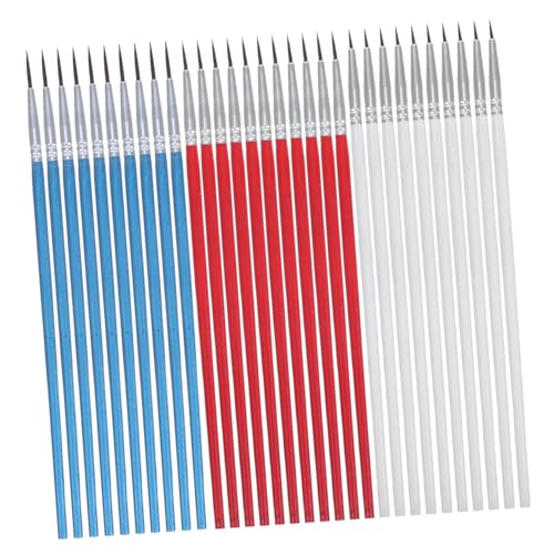 Mikikit 30 Stück Teiliges Nylon Detail Pinsel Set für Aquarellmalerei Spitzen Weiche Nylonborsten Vielseitig für Künstler und Bastler Leicht und Tragbar Präzise Farbauftragung Mikikit 30 Stück Teiliges Nylon Detail Pinsel Set für Aquarellmalerei Spitzen Weiche Nylonborsten Vielseitig für Künstler und Bastler Leicht und Tragbar Präzise Farbauftragung von Mikikit