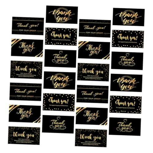 Mikikit 300 Stück Teiliges Schwarze Dankeskarten mit Umschlägen Quadratische Karten mit Persönlichem Nachrichtenbereich für Kleine Unternehmen Online Shops Verpackung und Wertschätzung Mikikit 300 Stück Teiliges Schwarze Dankeskarten mit Umschlägen Quadratische Karten mit Persönlichem Nachrichtenbereich für Kleine Unternehmen Online Shops Verpackung und Wertschätzung von Mikikit