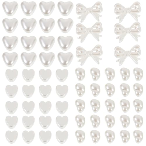 Mikikit 300Stücke DIY Perlen Bastelperlen Abstandsperlen für Armbänder und Schmuck Weiße Herzen Kleine Perlen Vielseitig Einsetzbar Mikikit 300Stücke DIY Perlen Bastelperlen Abstandsperlen für Armbänder und Schmuck Weiße Herzen Kleine Perlen Vielseitig Einsetzbar von Mikikit