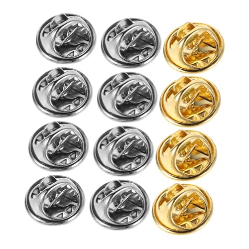 Mikikit 30Sätze Schmetterlings Clutch Nadelrücken für Abzeichen Insignien und Broschen Robuste Sicherheitsnadeln für DIY Krawatten Hüte Schmuckherstellung Mikikit 30Sätze Schmetterlings Clutch Nadelrücken für Abzeichen Insignien und Broschen Robuste Sicherheitsnadeln für DIY Krawatten Hüte Schmuckherstellung von Mikikit