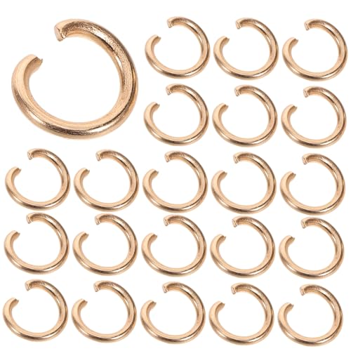 Mikikit 30Stücke DIY Kettenverbinder Ringe für Schmuckherstellung Splitringe für Armbänder Langlebige Verbindungselemente für Projekte Mikikit 30Stücke DIY Kettenverbinder Ringe für Schmuckherstellung Splitringe für Armbänder Langlebige Verbindungselemente für Projekte von Mikikit