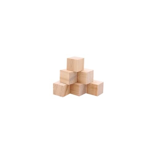Mikikit 36Stücke Kleiner Holzwürfel Quadratische Holzblöcke Natürliche DIY Bastelwürfel für Glatte und Robuste Bauklötze Projekte Mikikit 36Stücke Kleiner Holzwürfel Quadratische Holzblöcke Natürliche DIY Bastelwürfel für Glatte und Robuste Bauklötze Projekte von Mikikit