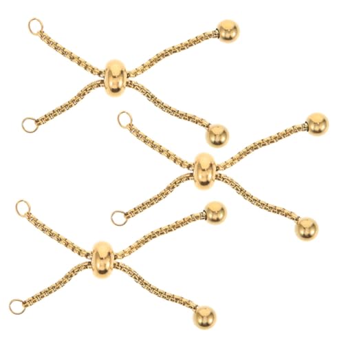 Mikikit 3Stücke Verstellbare Armbandverlängerung mit Teiliges für DIY Schmuckherstellung Langlebig Elegant und Anpassbar für Verschiedene Handgelenkgrößen Mikikit 3Stücke Verstellbare Armbandverlängerung mit Teiliges für DIY Schmuckherstellung Langlebig Elegant und Anpassbar für Verschiedene Handgelenkgrößen von Mikikit