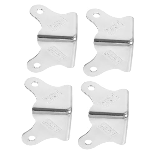 Mikikit Eckenschutz Aus Metall 4er-Pack Kistenschutz Dekorative Schränke Kistenschutz Einfache Installation für Holzkisten Mikikit Eckenschutz Aus Metall 4er-Pack Kistenschutz Dekorative Schränke Kistenschutz Einfache Installation für Holzkisten von Mikikit