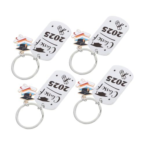 Mikikit 4 Stück Schlüsselanhänger Für Die Abschlusssaison Accessoires Für Abschlussfeiern Abschluss Zubehör Schlüsselanhänger Der Metall -abschlusskappe Abschlusszauber Stahl Silver Mikikit 4 Stück Schlüsselanhänger Für Die Abschlusssaison Accessoires Für Abschlussfeiern Abschluss Zubehör Schlüsselanhänger Der Metall -abschlusskappe Abschlusszauber Stahl Silver von Mikikit
