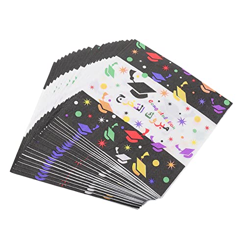 Mikikit 40 Stück Bedruckte Servietten Taschentücher Für Die Abschlussfeier Farbige Servietten Partyzubehör Servietten Für Abschlussfeiern Glückwunsch Grad-servietten Papier Mikikit 40 Stück Bedruckte Servietten Taschentücher Für Die Abschlussfeier Farbige Servietten Partyzubehör Servietten Für Abschlussfeiern Glückwunsch Grad-servietten Papier von Mikikit